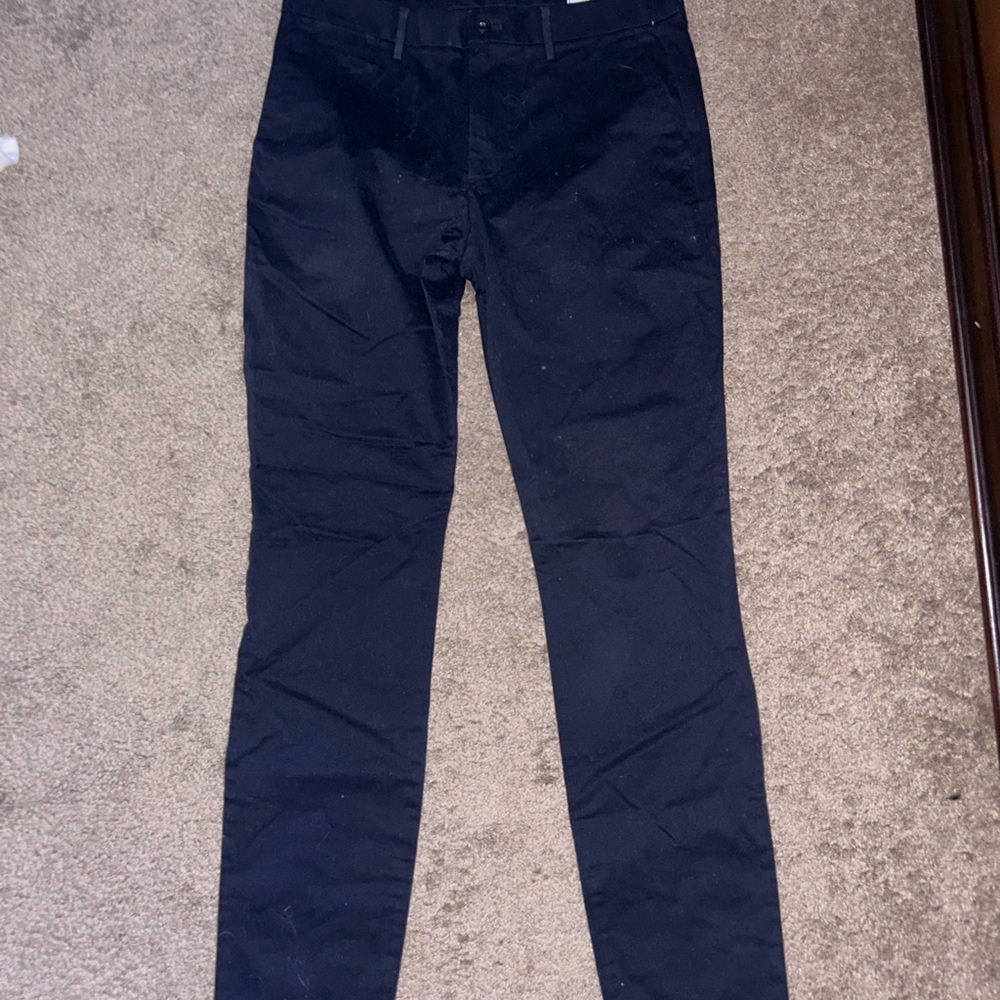 Classic Navy Slim Pants